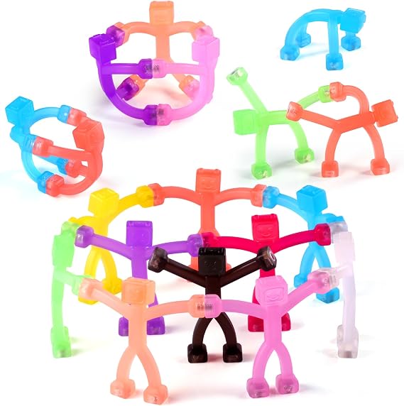 Magnetic Men, 10 Pcs Magnetic Toys for Kids-Robot