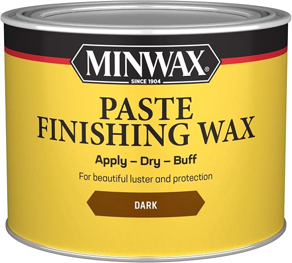 Minwax 786004444 Paste Finishing Wax, 1-Pound, Special Dark