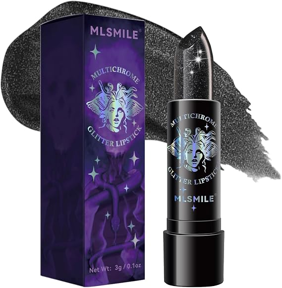Diamond Shine Lipstick, non appiccicoso, a lunga durata, impermeabile, a prova di sbavature, adatto per il trucco in maschera, cosplay, Halloween e Natale (#6)