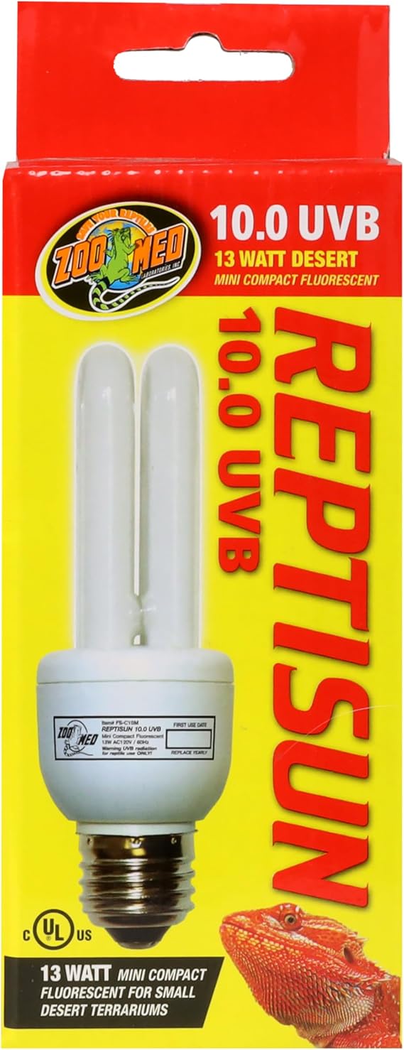Zoo Med ReptiSun 10.0 Mini Compact Fluorescent Lamp 13 Watts