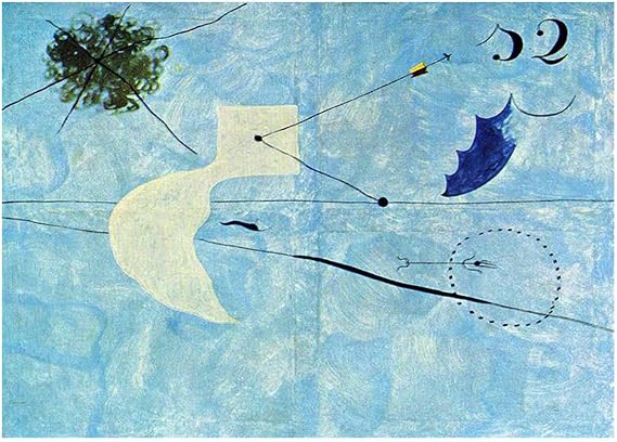 Ltt-Ydd-Ccl Joan MiroSiestaCanvas Paintings Art Reproduction Abstract Canvas Wall Art Canvas Pictures for Living Room and Bedroom Home Decor (62x86cm-24x34inch-Unframed)