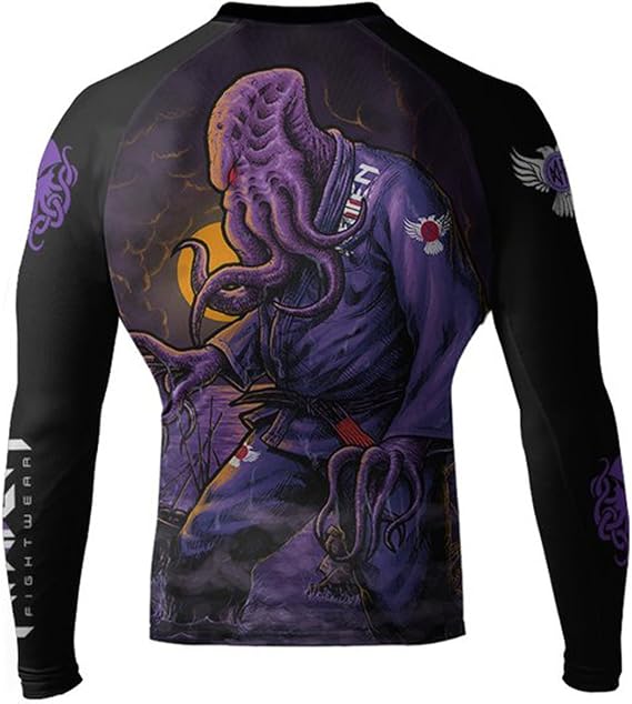 Raven Fightwear Men's BJJ Horror Cthulhu Guard Black