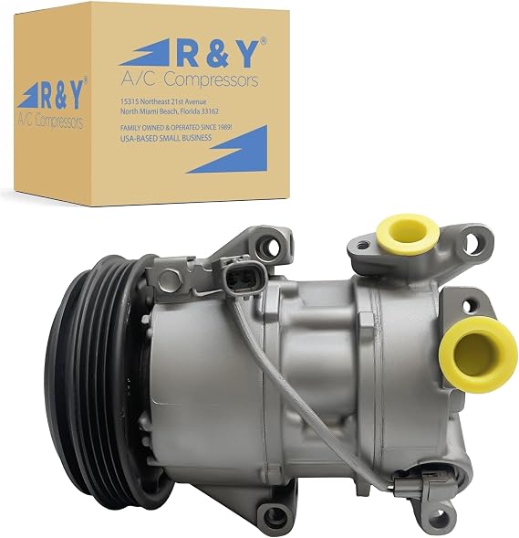 RYC Automotive Air Conditioning Compressor and A/C Clutch AFG330-IN | Fits Toyota Corolla Axio 1.5L 2012-2019