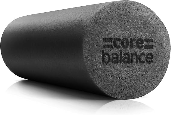 Core Balance Smooth Foam Roller, 45cm, Black