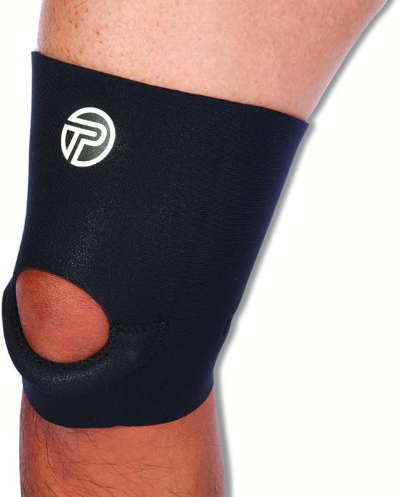 Pro-Tec Athletics Short Sleeve Knee Support, Neoprene Compression, Infrapatellar Buttress for Patella Support, CoolMax Lining