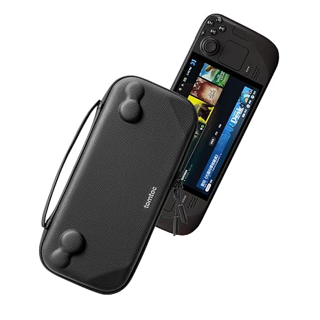 tomtoc Slim Carrying Case for Steam Deck/OLED, Protective Travel Bag