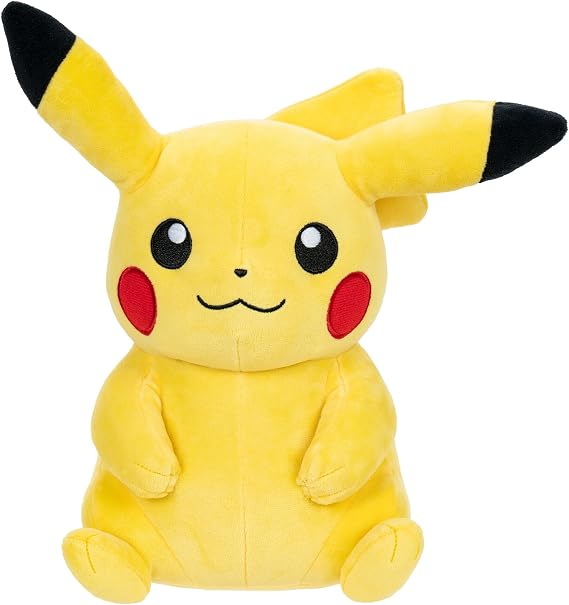 Pokemon PKW3725-30cm Plush - Pikachu, Official Plush