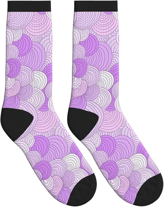 Mens Dress Socks Funny Fun Colorful Crazy Funky Crew Socks for Men