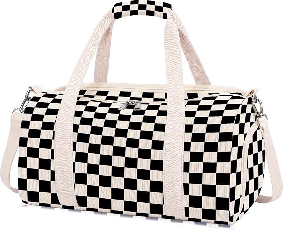 Girls Duffle Bag Kids Weekender Overnight Travel Bags with Shoe Compartment for Girls Dance Bags, Sleepover Bag,Overnight Bag for Teen Girls