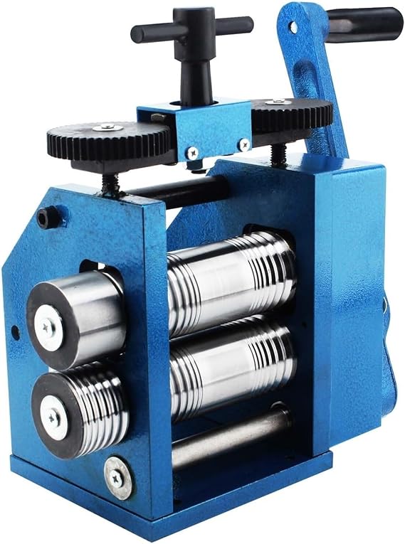 Jewelry Rolling Mill Ratio 1:2.5 Wire Rolling Mill 0.1-7mm Press Thickness Manual Combination Rolling Mill
