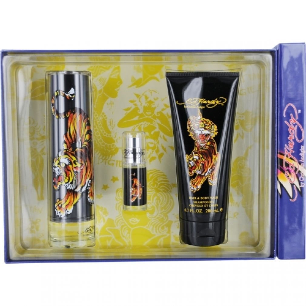 Ed Hardy Mens 3-piece Gift Set