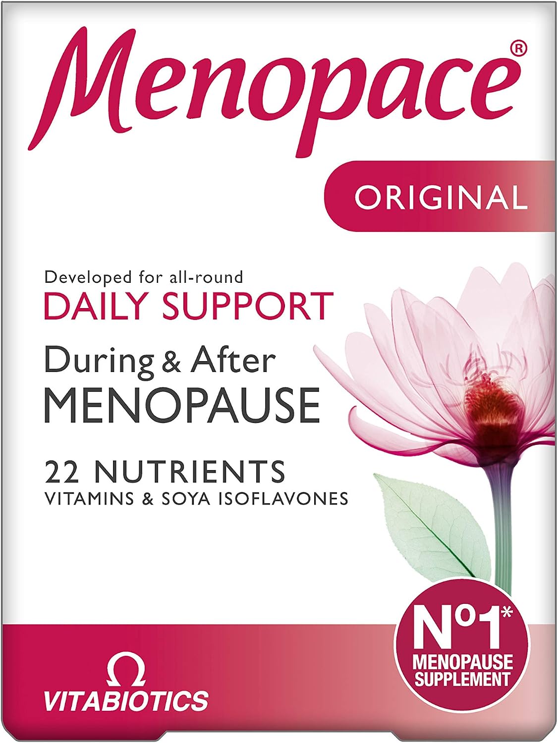 Menopace Original by Vitabiotics - 90-Day Menopause & Perimenopause Vitamin Supplement Tablets - UK's No.1 Menopause Supplement Brand