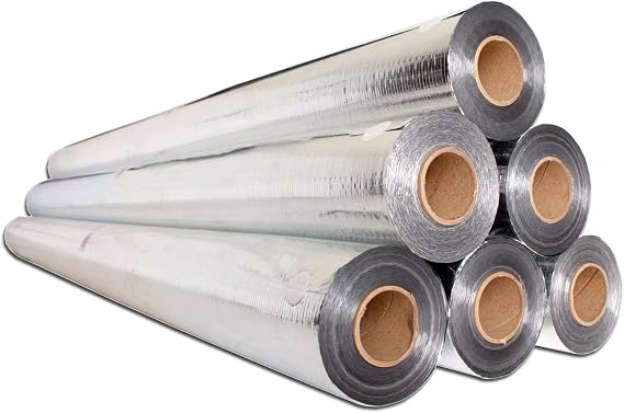 SuperShield Industrial Heavy Duty, No Tear, Double Sided, Perforated, Radiant Barrier (1,000 Sq Ft) Commercial Grade, Reflective Aluminum Foil Insulation for Attics, Greenhouses, House Wrap!