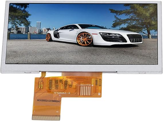 5in Touchscreen, 5in Touchscreen 480 X 272 RGB Interface Industrial Color Screen for Doorbell Face Recognition for Smart Home, LCD Graphic Displays