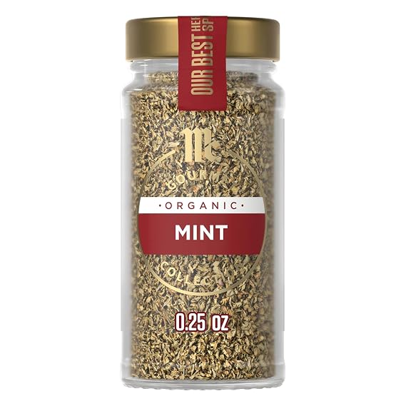 McCormick Gourmet Organic Mint, 0.25 Oz