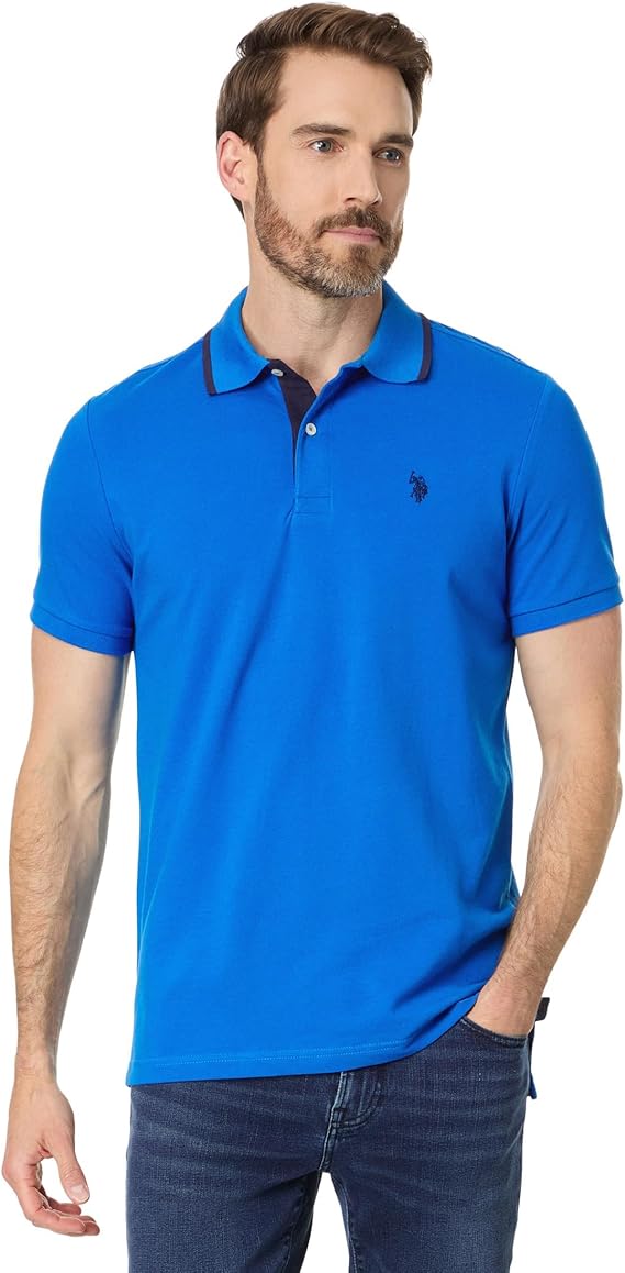 U.S. Polo Assn. Short Sleeve Slim Fit Solid Pique Polo Shirt Shirt