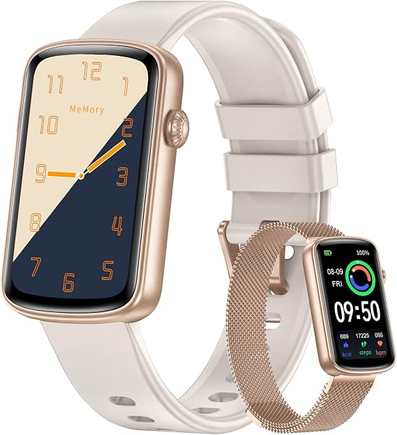 Fitness Tracker, Fitness Watches for Women Men with Heart Rate Monitor Blood Oxygen Sleep Tracker Pedometer, 1.47" Smart Watch Step Calorie Counter for Android iOS IP68 Waterproof