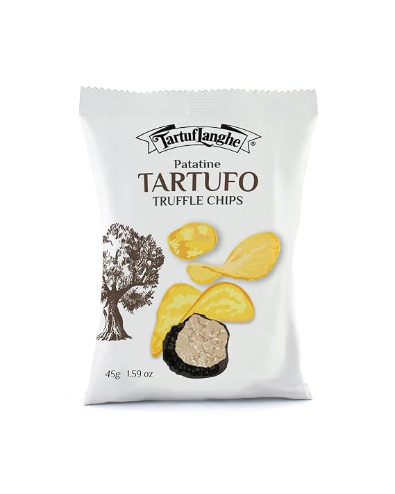 TartufLanghe Black Truffle Chips - Italian Potato Snack - 1.59 oz