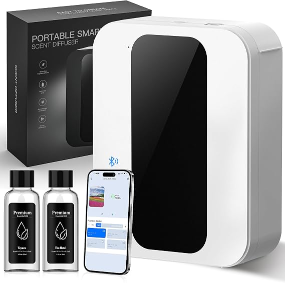 Hotel Scent Diffuser Kit Covers 3500 Sq Ft,Waterless Essential Oil Diffuser
