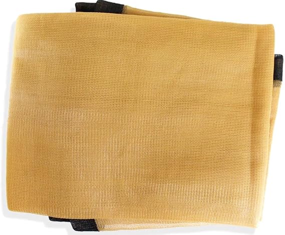 7' x 20' Tan Sunshade Net | UV-Stabilized & 70-75% Sunlight Blockage | Reinforced, Double-Stitched Corners | 7 ft x 20 ft (2.1 m x 6.1 m) | Lightweight & Easy Hanging