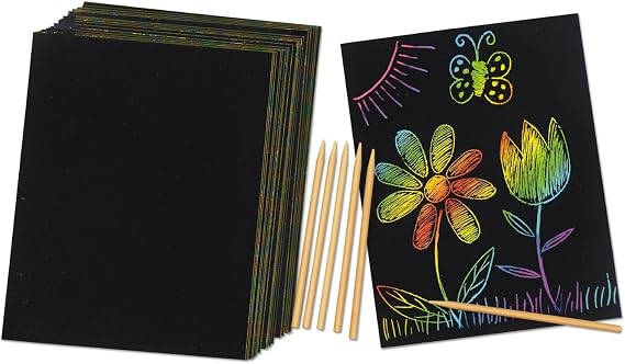 Lakeshore Rainbow Scratch Paper
