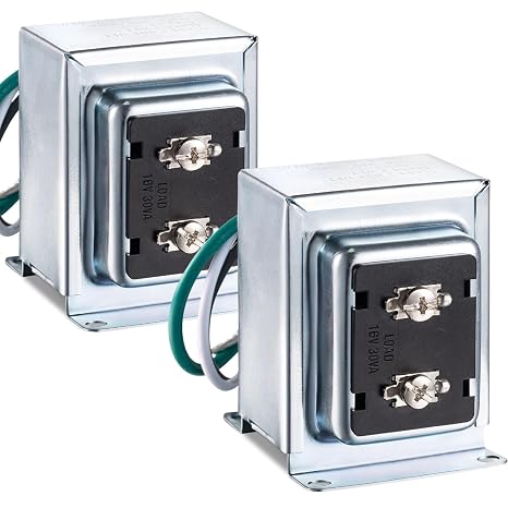 2PC Doorbell Transformer 16V 30VA Compatible with Ring Wired Video Doorbell