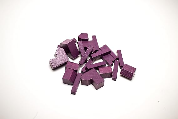 Purple Wood Replacement Pieces for Settlers of Catan