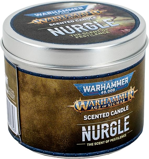 Warhammer 40,000 Nurgle Scented Candle - Chaos Gods Collection - Warhammer 40K Gifts for Men Women Adults