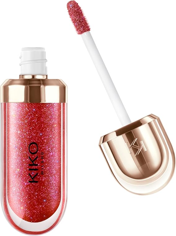 KIKO Milano 3D Hydra Lipgloss - Shade 46 Marvellous Mauve | Hydrating | Plumped 3D Shine | Non-Sticky | Wand Applicator | Long Lasting