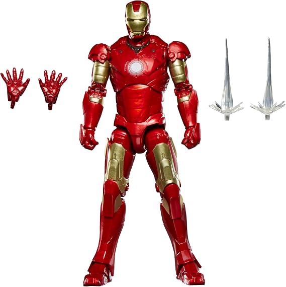 Marvel Efsaneler Serisi Iron Man Mark III, Iron Man Film Koleksiyonluk 6-İnç Ölçekli Aksiyon Figürü Oyuncak