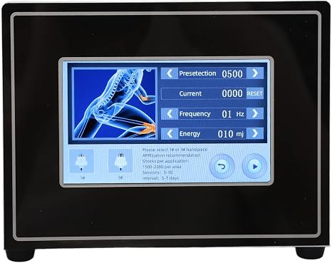Body Shockwave Therapy Machine Professional Shockwave Therapy Machine for Sports Injuries Muscle Relaxation (EU)