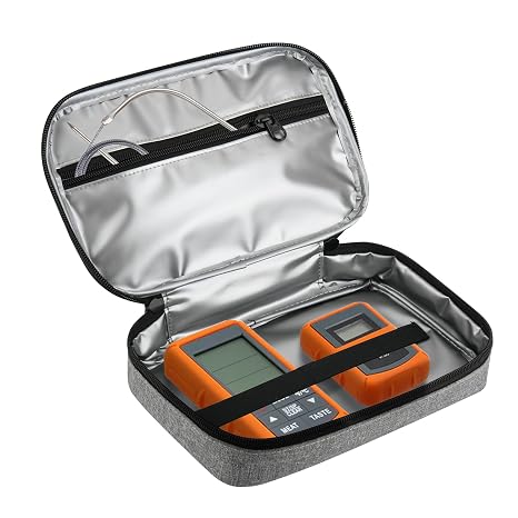 Beautyflier Carrying Case Storage Bag for ThermoPro Wireless Remote Digital Cooking Food Meat Thermometer, Travel Protective Case Box Organizer for ThermoPro TP20, TP829, Etc. Bag Only