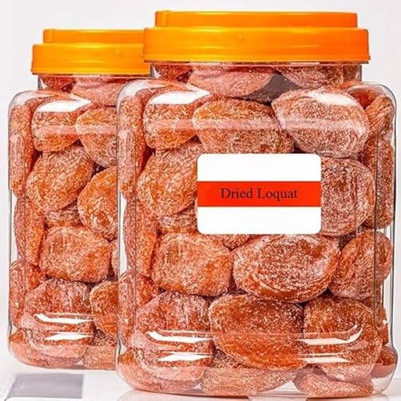 【 Natural Sweetness 】 Natural and Pure Dried Loquat 250g/ Can, Seedless Loquat Large and Soft, Healthy Dried Fruit Snacks, Casual Snacks, Afternoon Tea Desserts, Office Leisure Fruit Preserves (250g)