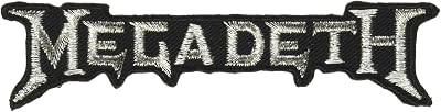 Application Megadeth Silver Logo Patch Novelty