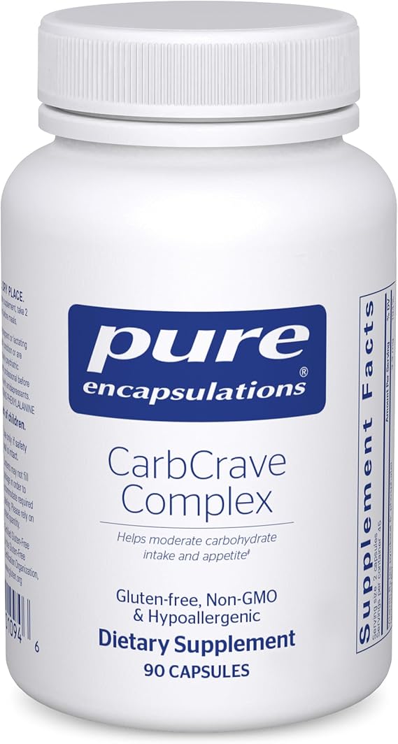 Pure Encapsulations CarbCrave Complex | with Sensoril Trim to Help Moderate Carbohydrate Intake and Lessen Appetite* | 90 Capsules | With Sensoril Trim to Help Moderate Carbohydrate Intake and Lessen Appetite*