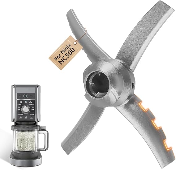 Replacement Paddle Blade for Ninja Creami NC500/501 Series Ice Cream Makers | Fit for Ninja NC500/501 Series, Food-Grade Stainless Steel, Corrosion-Resistant and BPA-Free, Extremely Sharp, High Hardness