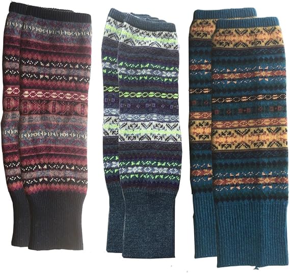 Leg Warmers for Women Long Wool Boot Warmer Thick Warm Leg Warmers for Winter