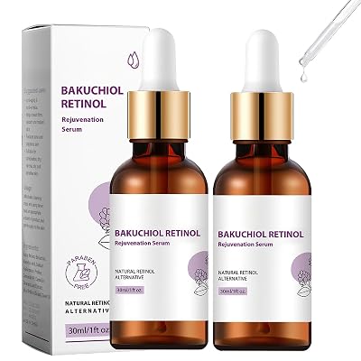 Venature Bakuchiol Retinol Serum, Retinol & Vitamin for Wrinkles Bakuchiol Face Serum Korean 2Pcs