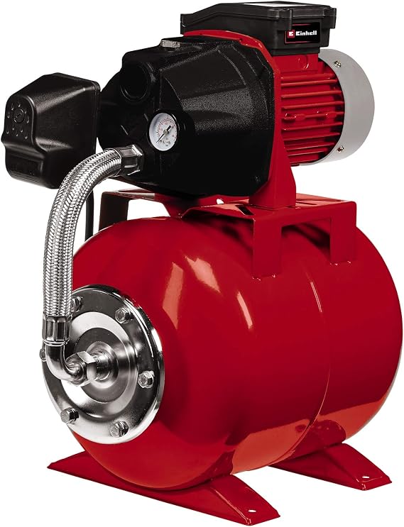 Einhell Hidrofor GC-WW 6036 4173118 | 600 W | maks. 3.600 l/saat su debisi | maks. 4 bar basınç | maks. 8 m emiş yüksekliği | 20 L basınç tankı | basınç şalteri