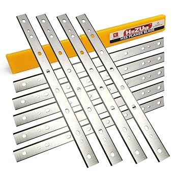 13-Inch Planer Blades for DeWalt DW735 DW735X Planer DW7352 Replacement Blades Thicknesser Planer Parts, HSS 9 pcs