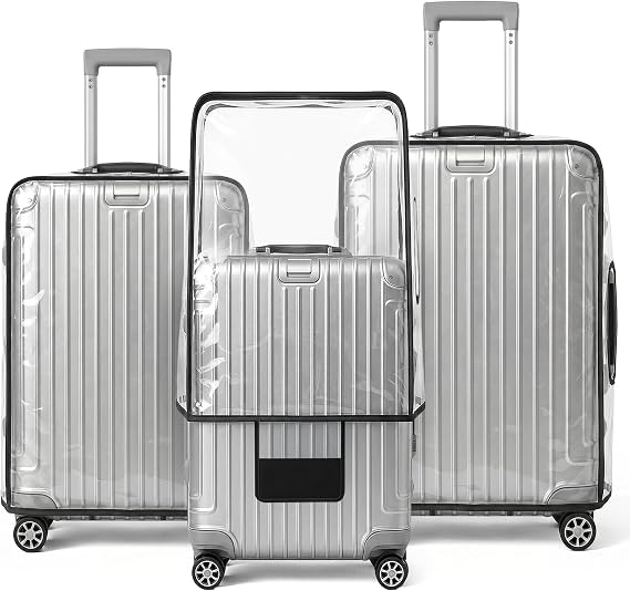 T Tersely 3 Pieces Thicken Luggage Cover Protectors 20" 24" 28" luggage