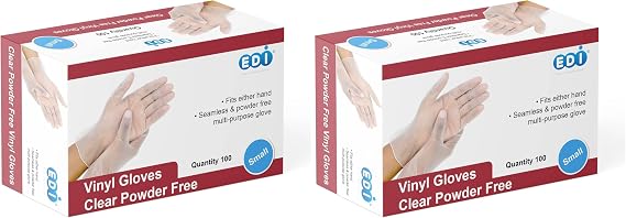 EDI Disposable Vinyl Gloves