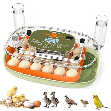 24 Egg Incubator with Automatic Turner Poultry Hatcher