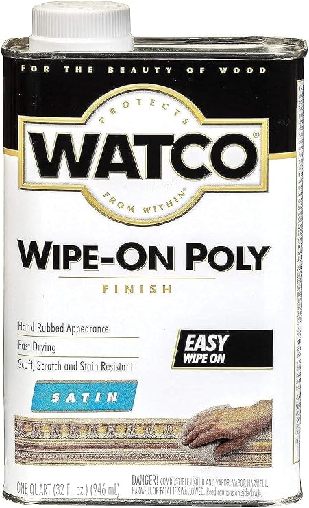 Watco Satin Clear Wipe-On Polyurethane Finish