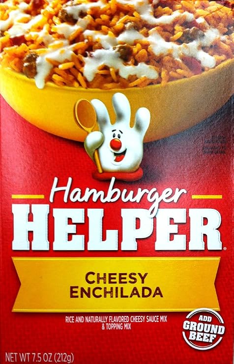 Betty Crocker CHEESY ENCHILADA Hamburger Helper 7.5oz (5 Pack)
