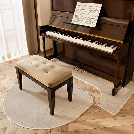 Soundproof Rug for Piano, Ultimate Upright Piano Carpet Protector, Sound Dampening Non-Slip Carpet Acoustic Pads, Sound Proof Floor Mat Soundproofing Blankets Sound-Absorbing Mat