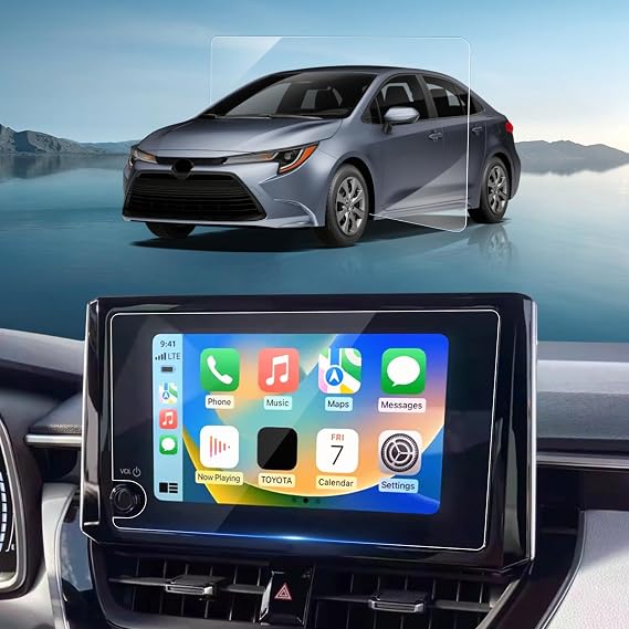 For Toyota Corolla E210 2022-2025 Screen Protector for Toyota Corolla Hatchback Sedan Cross Hybrid 8 Inch Multimedia Navigation Tempered Glass Screen Protector 9H Anti-Scratch