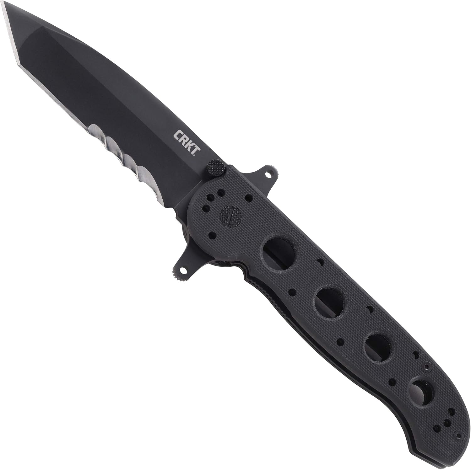 CRKT EDC Folding Pocket Knife: Special Forces Everyday Carry, Automated Liner Safety, Dual Hilt, G10 Handle, 4-Position Pocket Clip