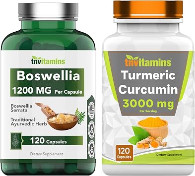 Boswellia Serrata & Turmeric Curcumin with Black Pepper