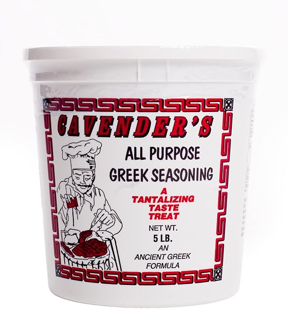 Cavender's All Purpose Greek Seasoning 5 lbs Tub Bulk